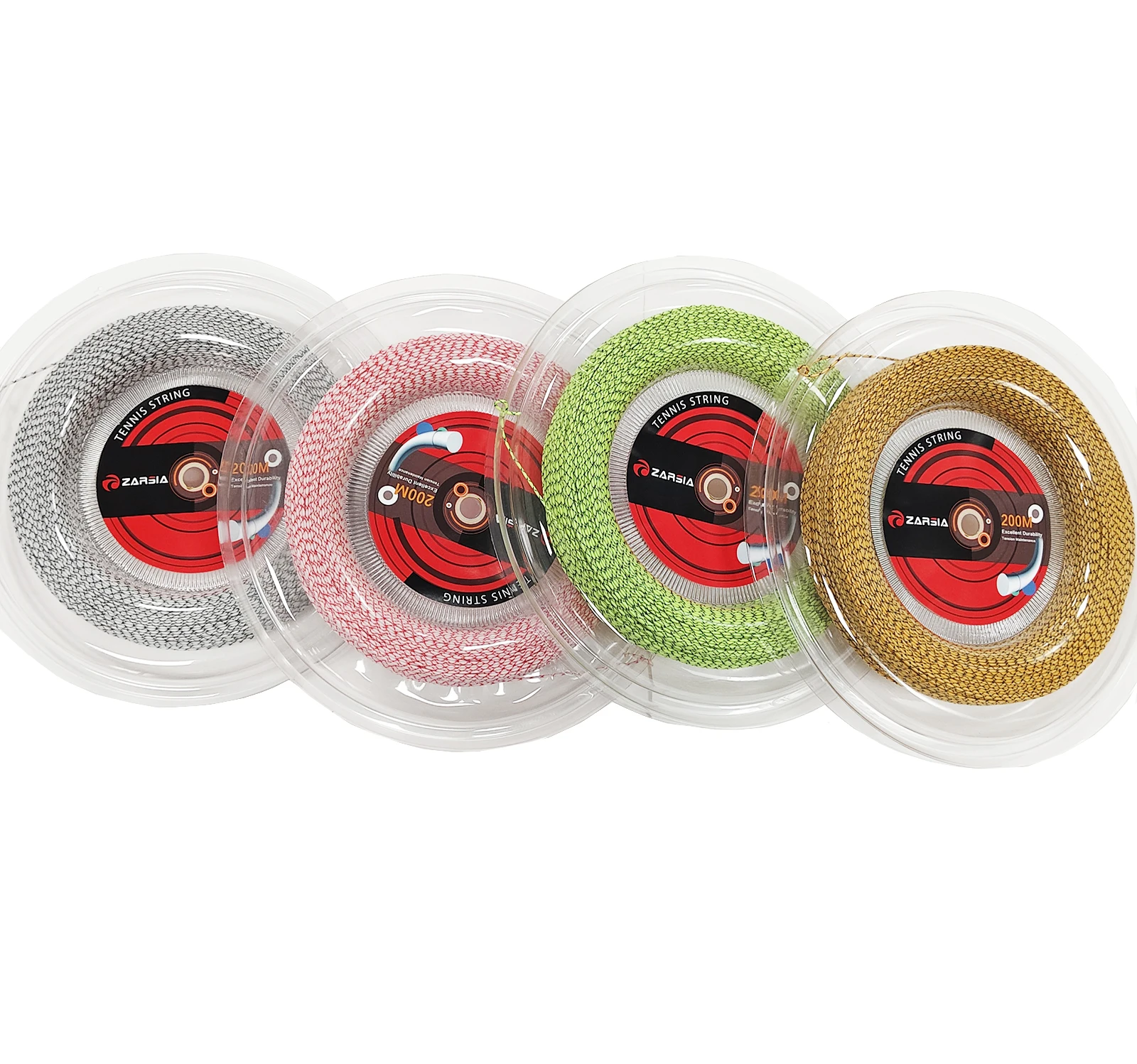 ZARSIA Squash Racket String High Elasticity Multi-filament Synthetic Fiber Durable 200M