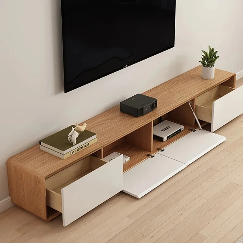 تصميم خشبي وحدات تحكم التلفزيون خزانة شخصية بسيطة بوهو نمط التلفزيون تقف النمط الصيني الجمالية Archivadores ديكور المنزل #3