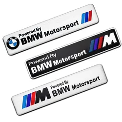 3D Aluminum Car Trunk Body Stickers Auto Modification Accessories For BMW M Motorsport Performance M3 M5 M6 F01 F20 F10 F13 F15