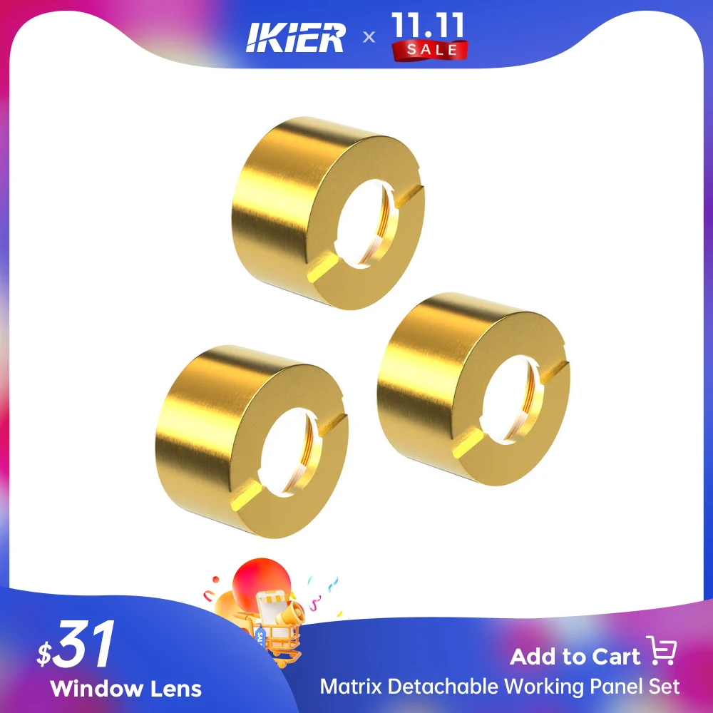 iKier Window Lens Replacement Lens for K1 Series Laser Module - 3 PCS