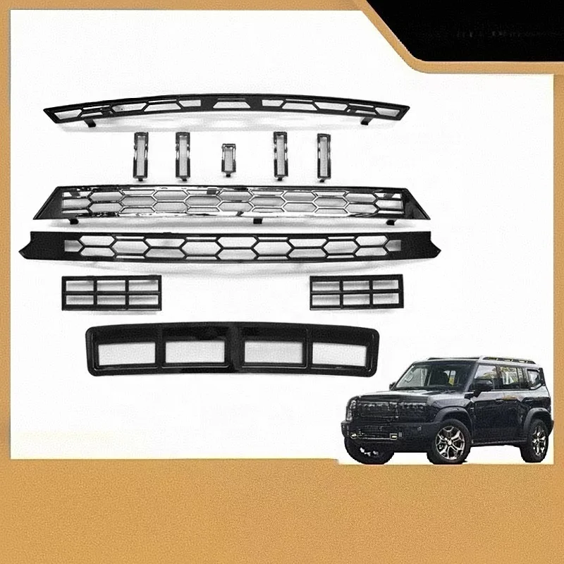 High Quality Front Radiator Grills ABS Insect Proof Mesh Wear Resistant Dust Prevention Auto Exterior Replacement Fittings