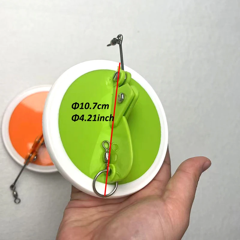 FISHINGFANS 10,7 cm (4,2 Zoll) Dipsy Diver Meeres-Angelzubehör, verstellbare Trolling-Scheibe, Diver-Scheibe – Detail 8