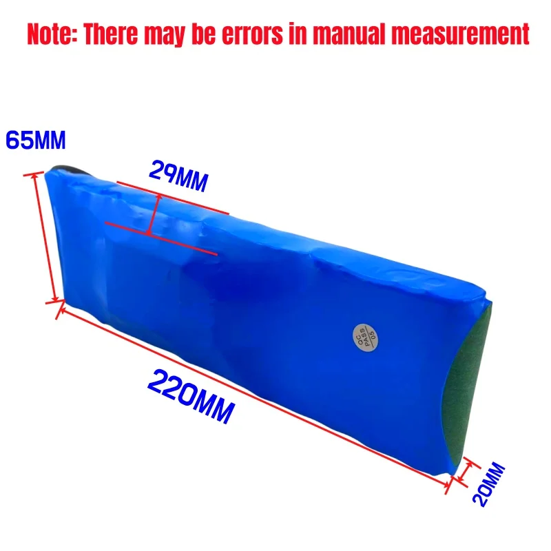 6S2P 25.2V 6.8Ah 18650 Lithium Ion Battery Pack 24V 6800mAH with BMS + Charger