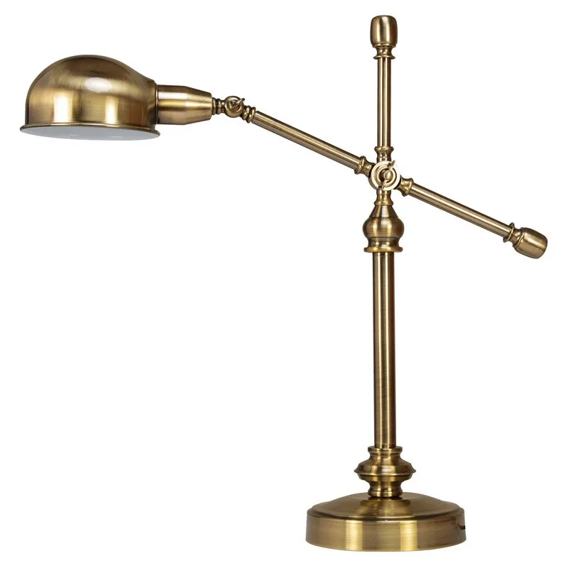 Retro Bedroom Bedside Study Desk Lamp Work Study Desk Lamp Eye Protection Creative Button Desk Lamp