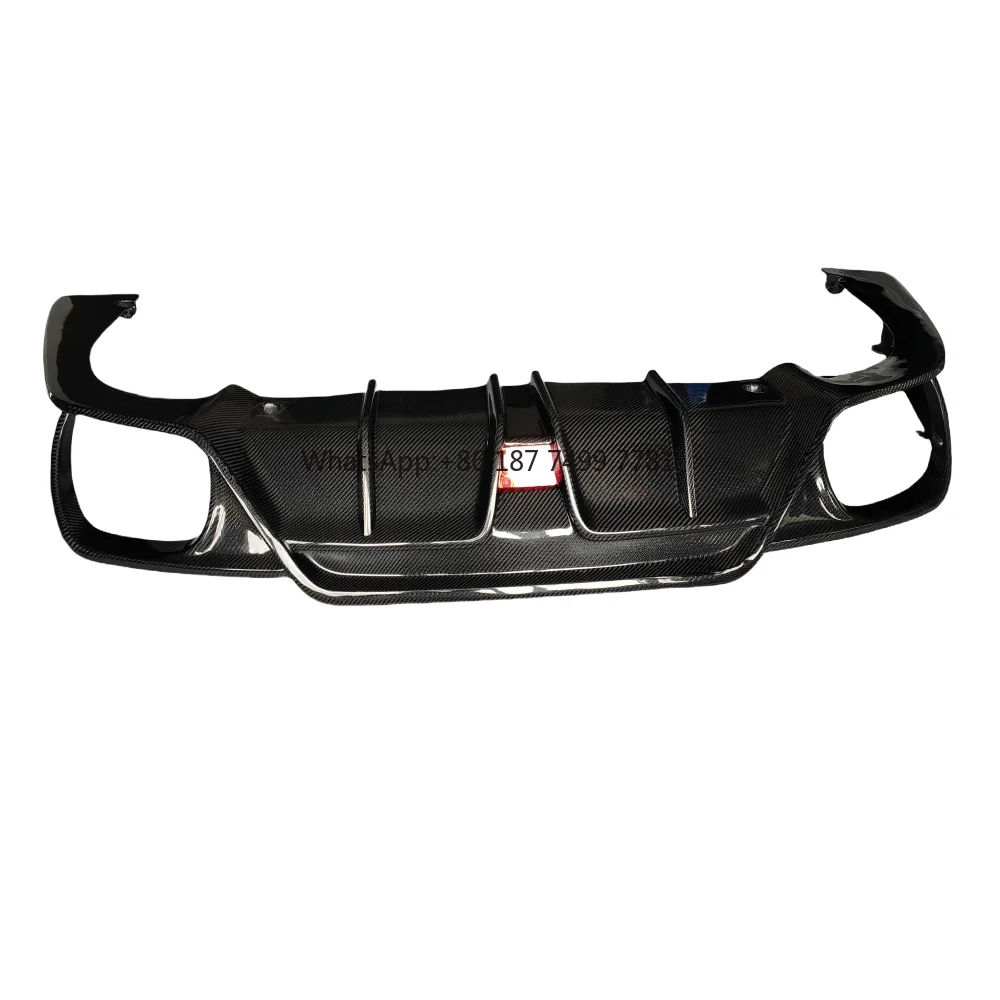 

Carbon Fibre Rear Diffuser Body Kit for . Ghibil Upgraded Rear Trunk Lip Trunk Rear Spoiler Car Modification