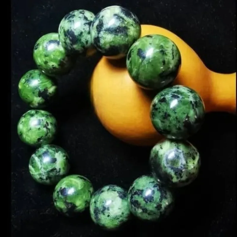 

Браслет из натурального тибетского нефрита с травами короля, ювелирные изделия в классическом стиле