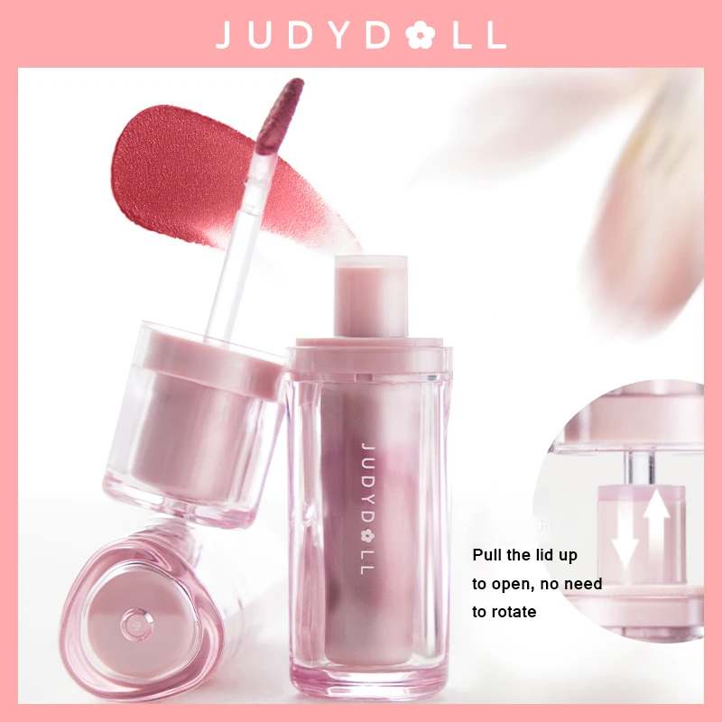 Judydoll Velvet Lip Tint Magnetic Lipstick Non-stick Cup Whitening Lipstick Matte Lip Glaze Cosmetics