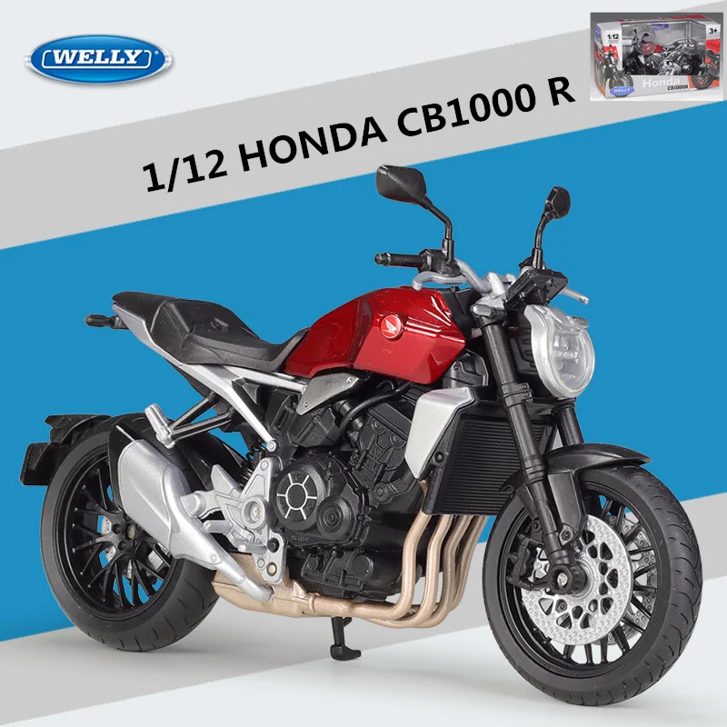 CB1000R 1/12 模型 WELLY 1:12 HONDA CB1000R Alloy Racing Motorcycle Model Diecast