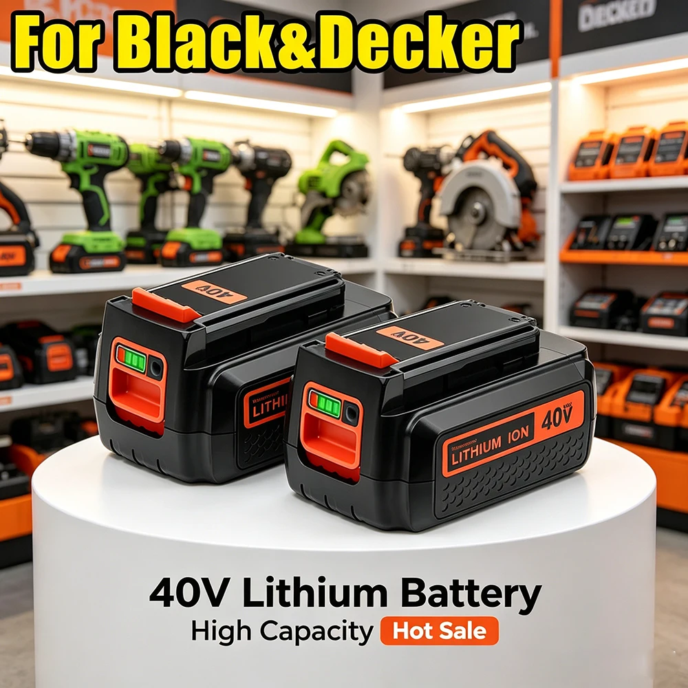Black+Decker Tool Cordless - 36V/40V 3.5Ah Yedek Pil, Black &