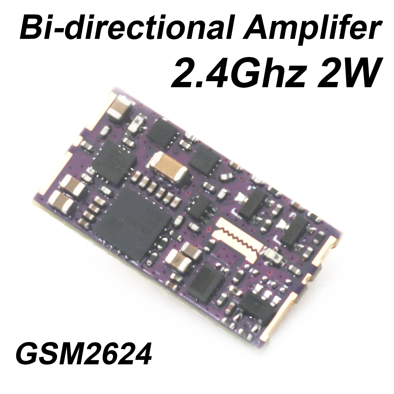 GSM2624 2.4G RF Amplificatore di Potenza 2W Bi-direzionale Segnale Amplificazione Modulo Booster Router WiFi Zigbee Ricevitore Trasmettitore