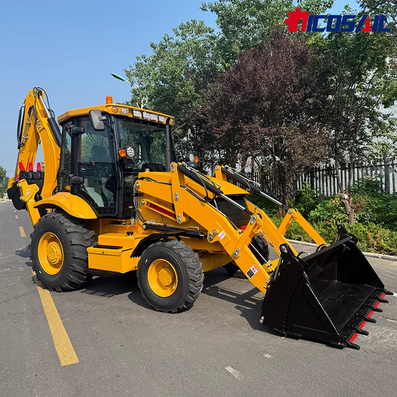 

Two-end Busy Backhoe Loader Yellow Color Can Be Customized Two-end Working Machinery