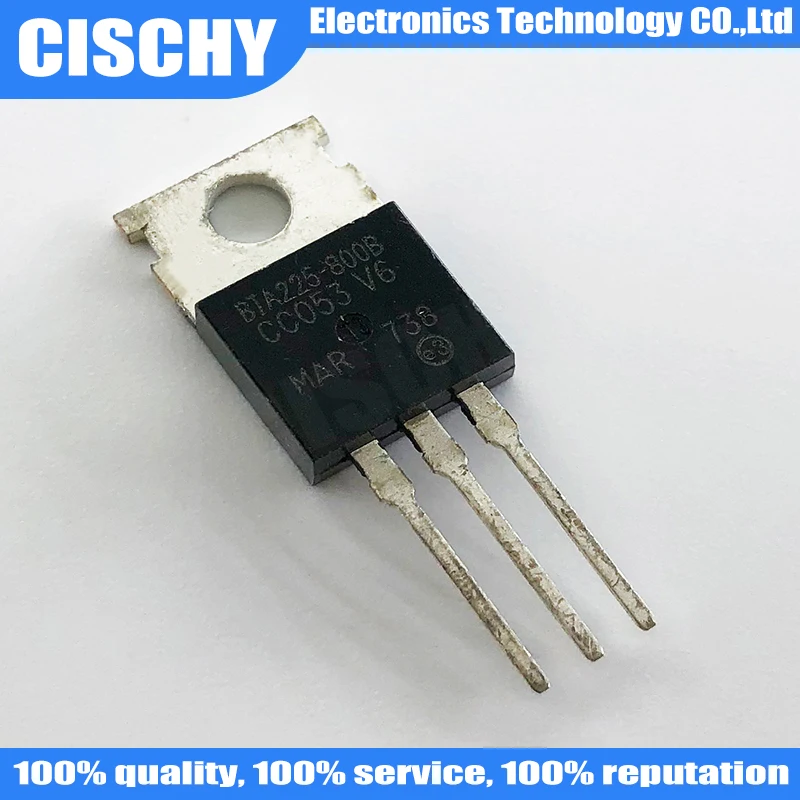 10ชิ้น/ล็อต BTA225-800B TO220 BTA225-800 BTA225ไปยัง-220ในสต็อก