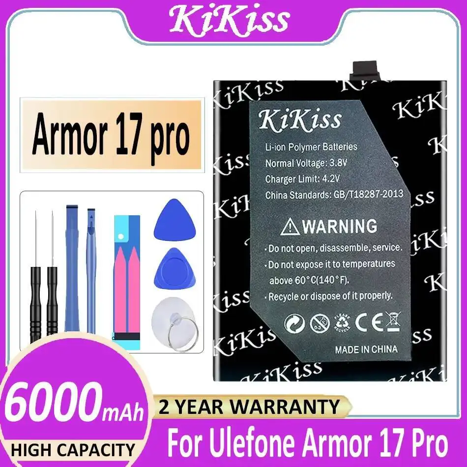 

For Ulefone Armor 17 Pro Mobile Phone Battery 6000Mah Premium Replacement