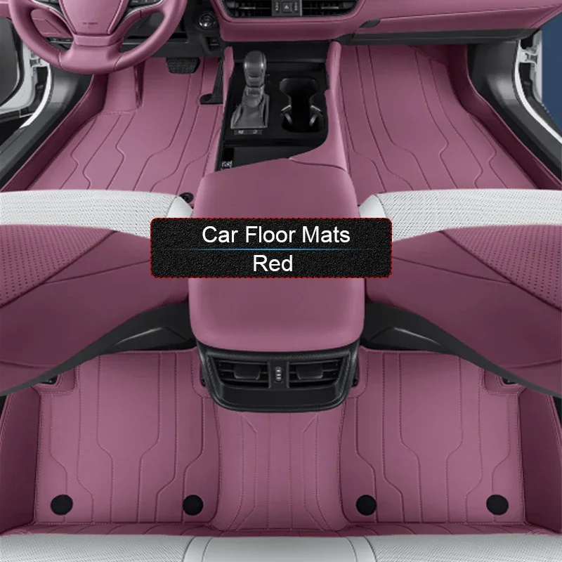 Alfombrilla protectora de pie de coche para LEXUS ES XZ10 2018-presente, antideslizante, de lujo, impermeable, accesorio de almohadilla de suelo