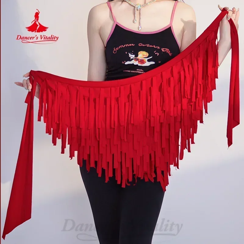 Belly Dance Performance Belt for Women Customized Comfortable Triangle Tassel Hip Scarf Adult Oriental Belly Dancing Waist Band