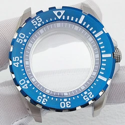 44mm case NH35 case with rotatable gear ring mouth suitable for NH35 dial case NH36 case replacement accessories 28.5 dial case