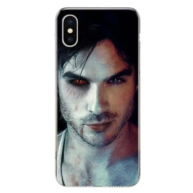 The Vampire Diaries Ian Somerhalder Phone Case For Apple iphone 16 15 14 13 12 11 Pro Max SE X XS XR 7 + 8 Plus Print Soft Cover