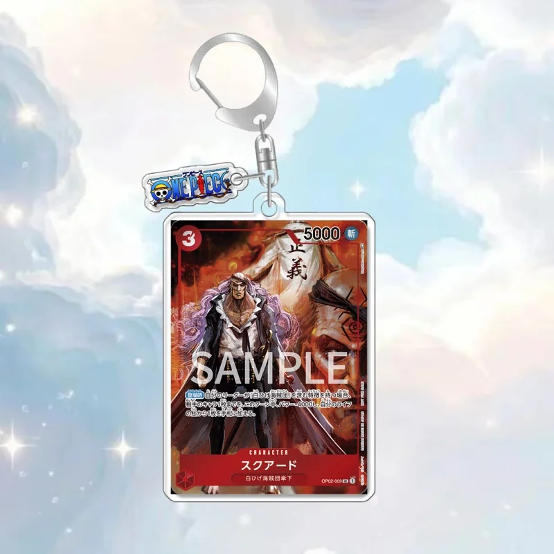 Keychain for One Piece Uta Hagwar D. Sauro Whitebay Broggy Acrylic Backpack Pendant Decoration Collection Fans Gift 5cm view 6