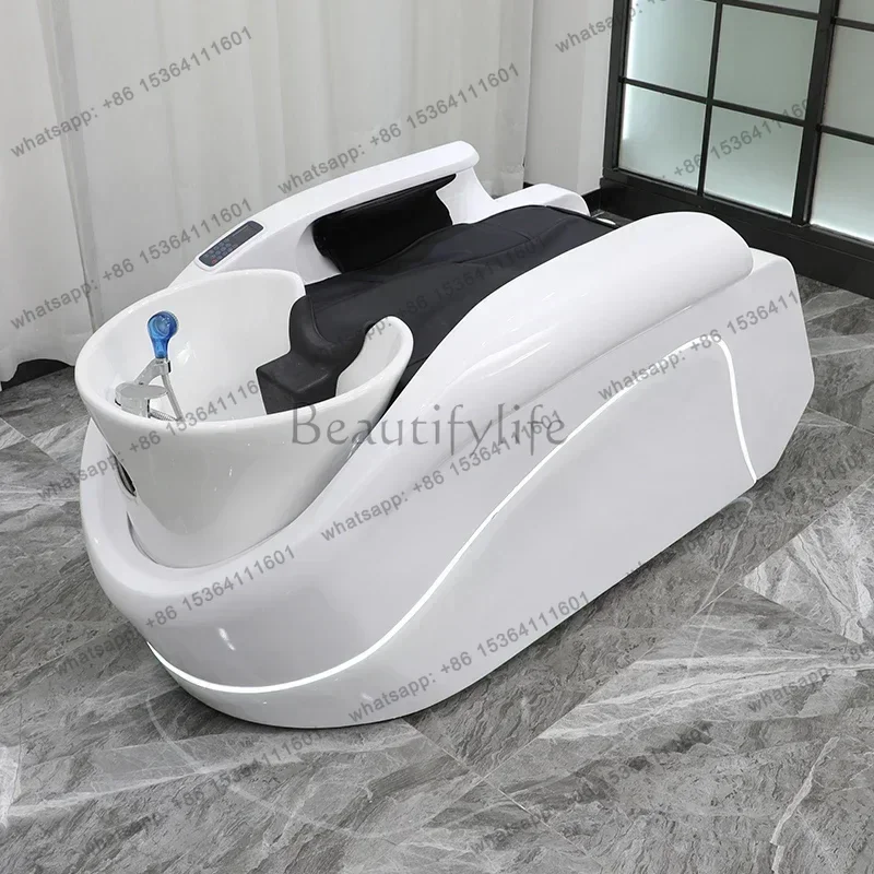 LSSmart Electric Massage Shampoo Chairs Head Spa Hairdressing Multifunction Ergonomics Shampoo Chairs Salon Furniture Champu FYS