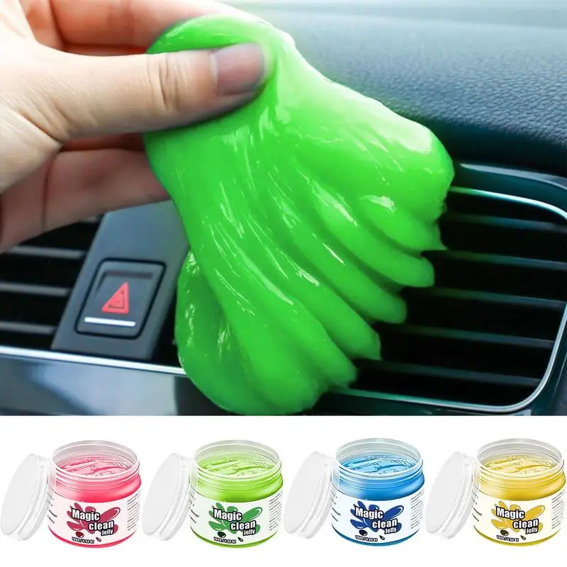 Gel de limpieza multiusos para hendiduras de coche, masilla Para detalles del Interior del coche, sin enjuague, suministros de limpieza del hogar para portátiles, equipo, 160g