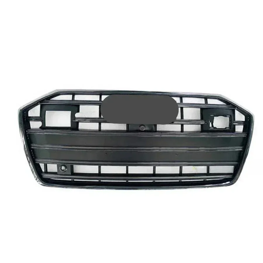 For S6 Grill Racing Grills Front Hood Grille Car Front Bumper Grill Center Grille for A6/S6 C8 2019 - 2023 With ACC