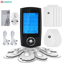 16 Modos Elétrico Tens Relax Estimulador Muscular EMS Acupuntura Massagem Corporal Terapia Digital Máquina de Emagrecimento Electroestimulador