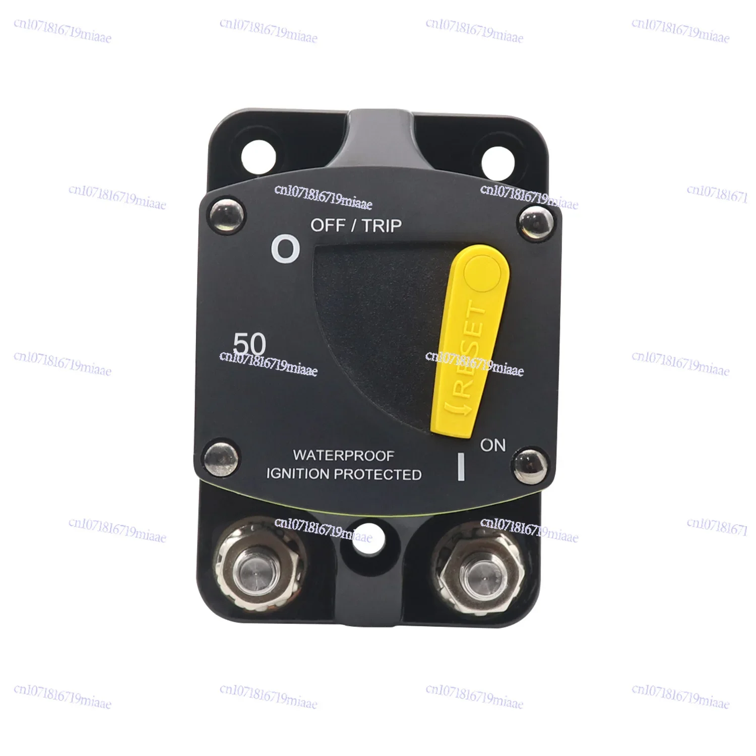 Automobile manual reset overload protector DC circuit breaker High current leakage protection for vehicles and ships 25-300A
