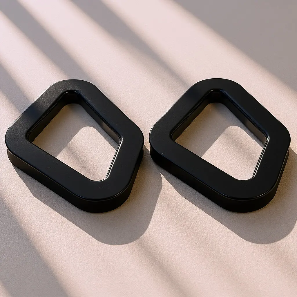 

2Sets Gaming Chair Back Accessories Black Heavy-Duty Plastic Office Chair Mountings Set for E-Sports Cybercaf Decorative