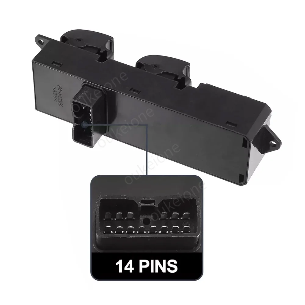 مفتاح تحكم في النافذة الأمامية اليسرى ، MR587942 ، ميتسوبيشي باجيرو مونتيرو الثالث 3 لانسر تريتون L200 ، منافس رياضي جراندس