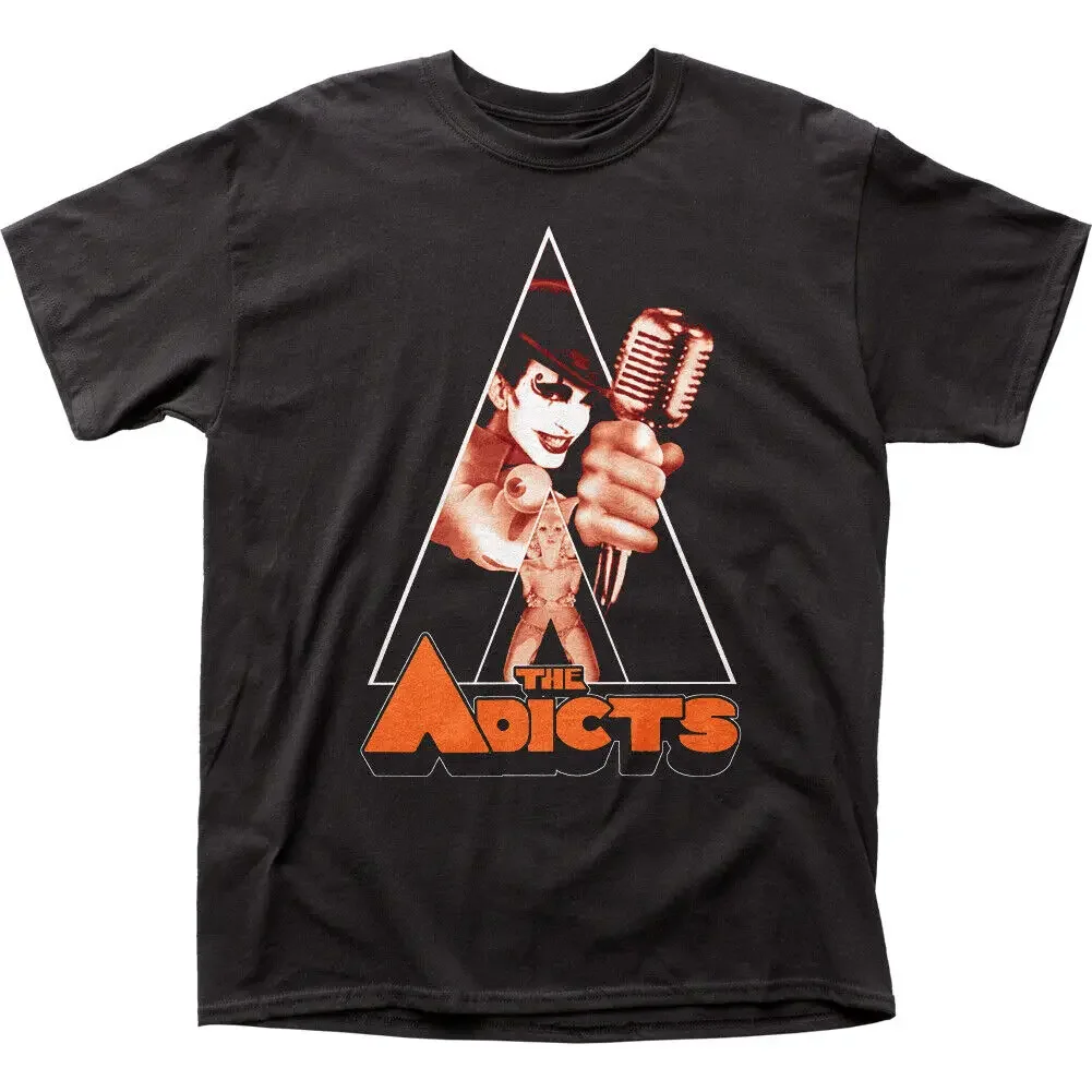 The Adicts Clockwork Monkey T Shirt Mens Licensed Rock N Roll Band New Black long or short sleeves