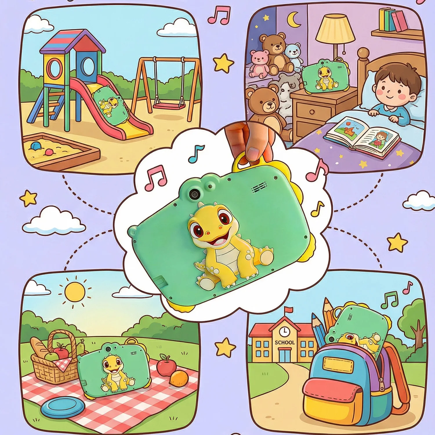 BDF Çocuklar İçin 7 İnç Tablet - Kids Educational Games Learn English incelemesi ve fiyatı