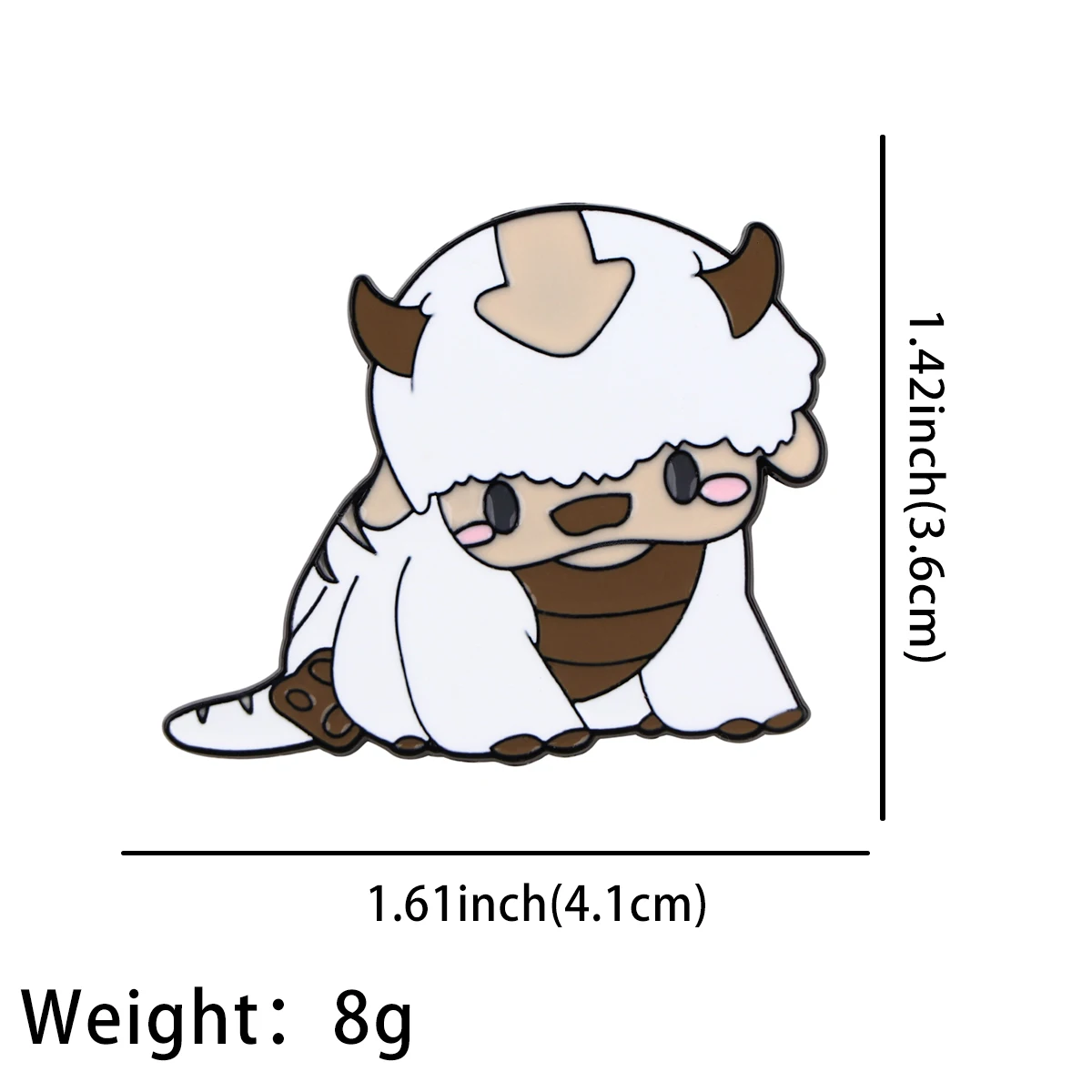 Avatar Appa Enamel Pin Lapel Pins for Backpacks Cute Things Badges on Backpack Brooch for Clothes Jewelry Gift image 3