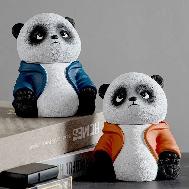 

Panda Ashtray Anti-flying Ash Creative Personality Trend Home Living Room Office Cute Funny Gift for Boyfriend