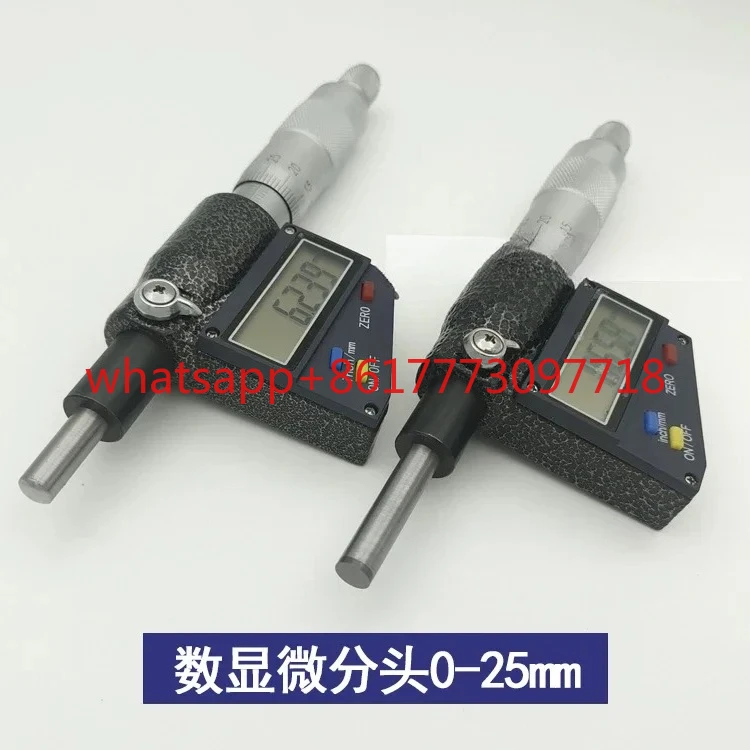 

Digital display micrometer instrument 0-25mm0.001 electronic differential head spiral digital display micrometer