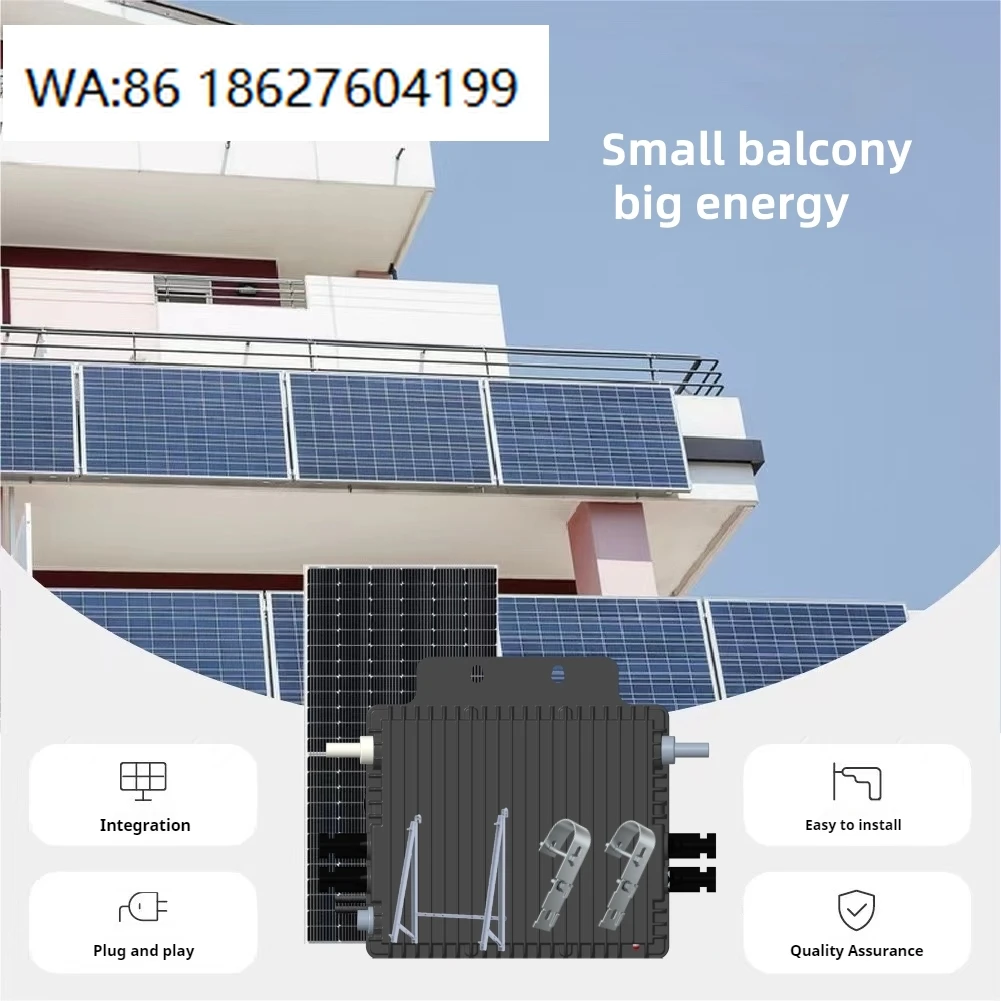 Solar Balcony Extension System Anodized Surface High Wind Load 60m/s Snow Load 1.4KN/m2 Mounting Bracket PV Kit