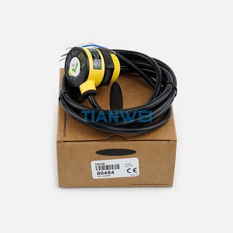 T30UXIB T30UXIC T30UXIA 100% New and Original BANNER 200mm~ 2m 4-20mA 10-30V DC Temp Compensation Ultrasonic Sensor in Stock Now