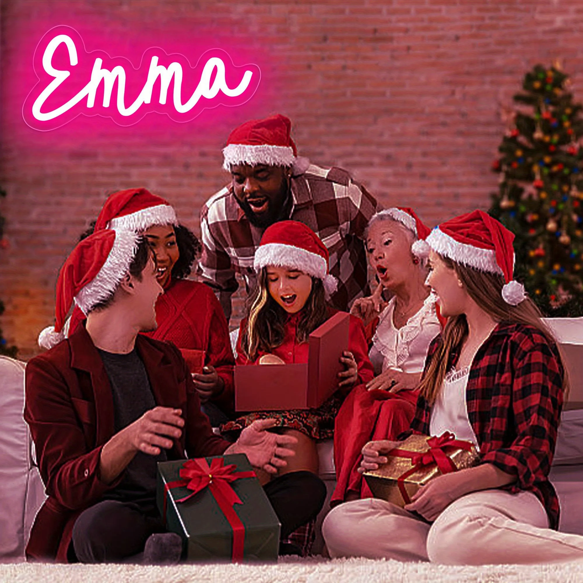 Emma's Delight LED Neon, USB Powered Dimmable LED Neon, Suitable for Game Rooms, Men's Caves, Party Wall Decorations