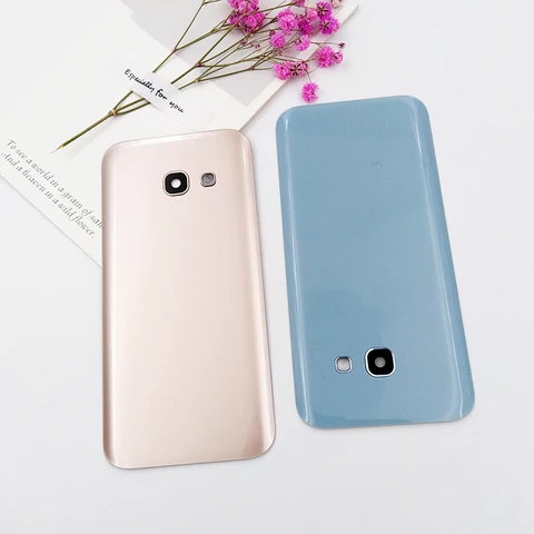 Крышка батарейного отсека для Samsung A5 2017, задняя крышка, Сменный Чехол для Galaxy A520 A520F с фотообъективом