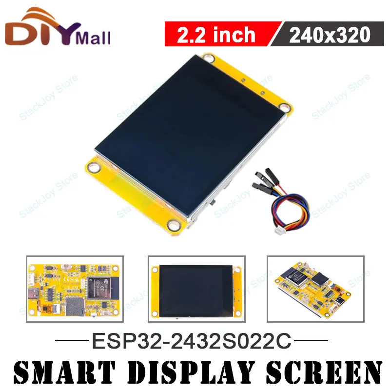 

2,2-дюймовый дисплей ESP32 240x320 TFT ЖК-дисплей с емкостным сенсорным драйвером ST7789, встроенная макетная плата для Arduino/ESP-IDF