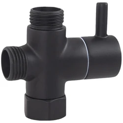 3 Way Switch Faucet G1/2in Valve Adapter Shower Diverter Valve Faucet Shower Tap Connector Splitter Brass Bathroom Accessories