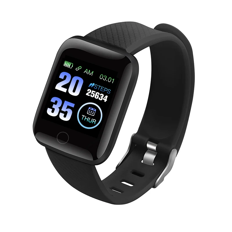 Montre connectée avec moniteur de fréquence cardiaque pour hommes et femmes, bracelet de sport, pour Android IOS, Huawei, cadeau de couple