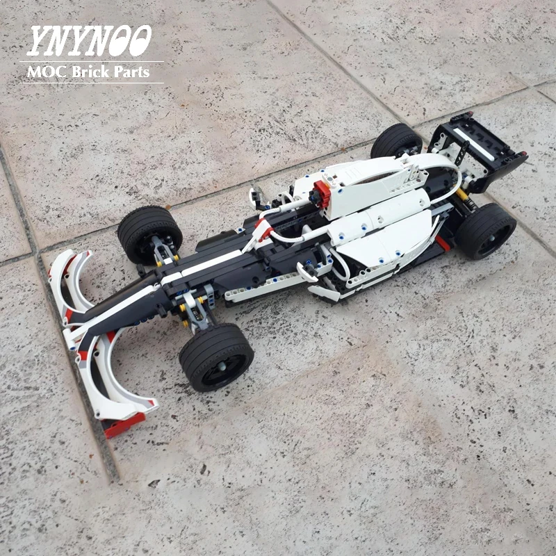 

MOC The 2019 Formula 1 Racing Building Blocks Technical F1 Sports Cars Bricks Model RSR 42096 Modified Assemble DIY Toys Gift