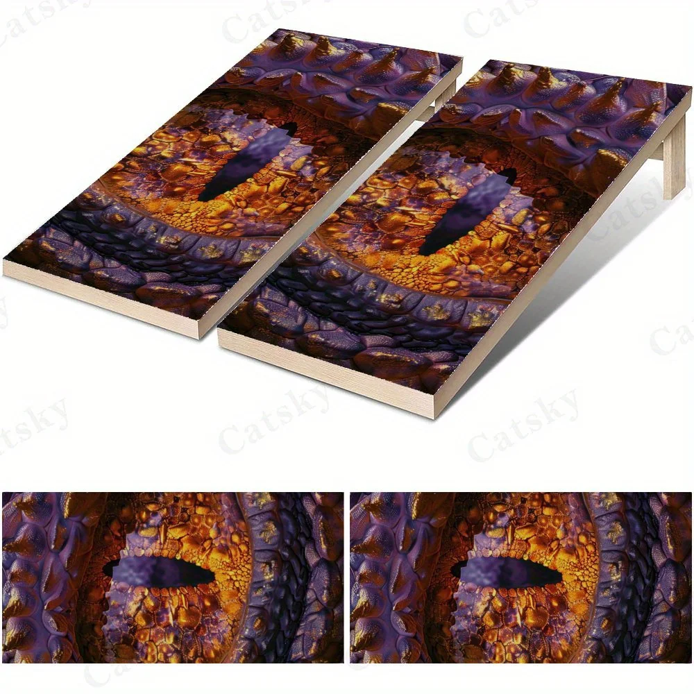 

Dragon's Eye with Colorful Scales Pattern Sticker,High Value! 2D Flat Vinyl Sandboard Decals - Budget-Friendly and High Value, B