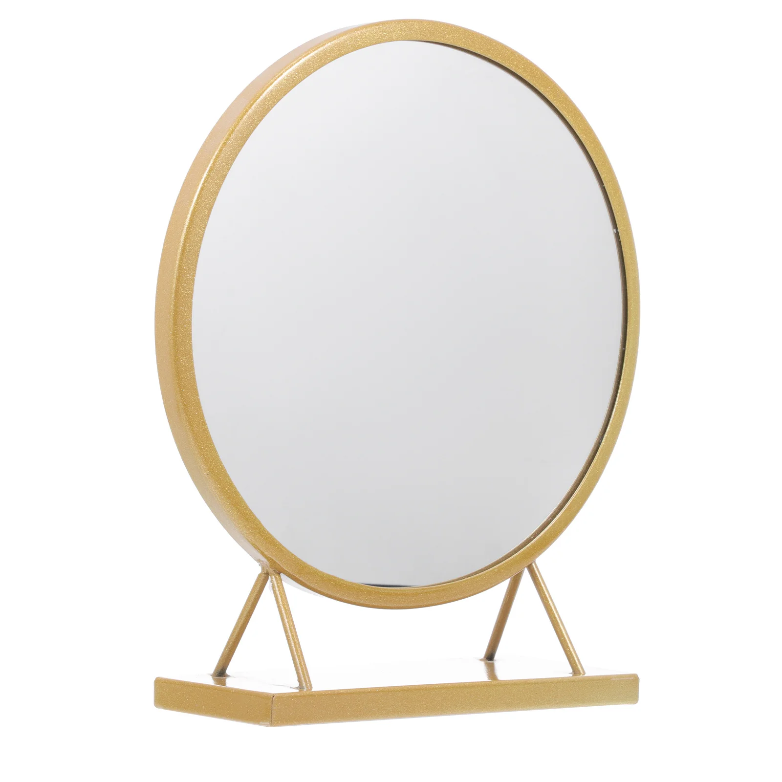 

Desktop Round Mirror for Girls, Exquisite Home Makeup Mirror with Clear Distortion- , Ideal for Bedroom Countertop