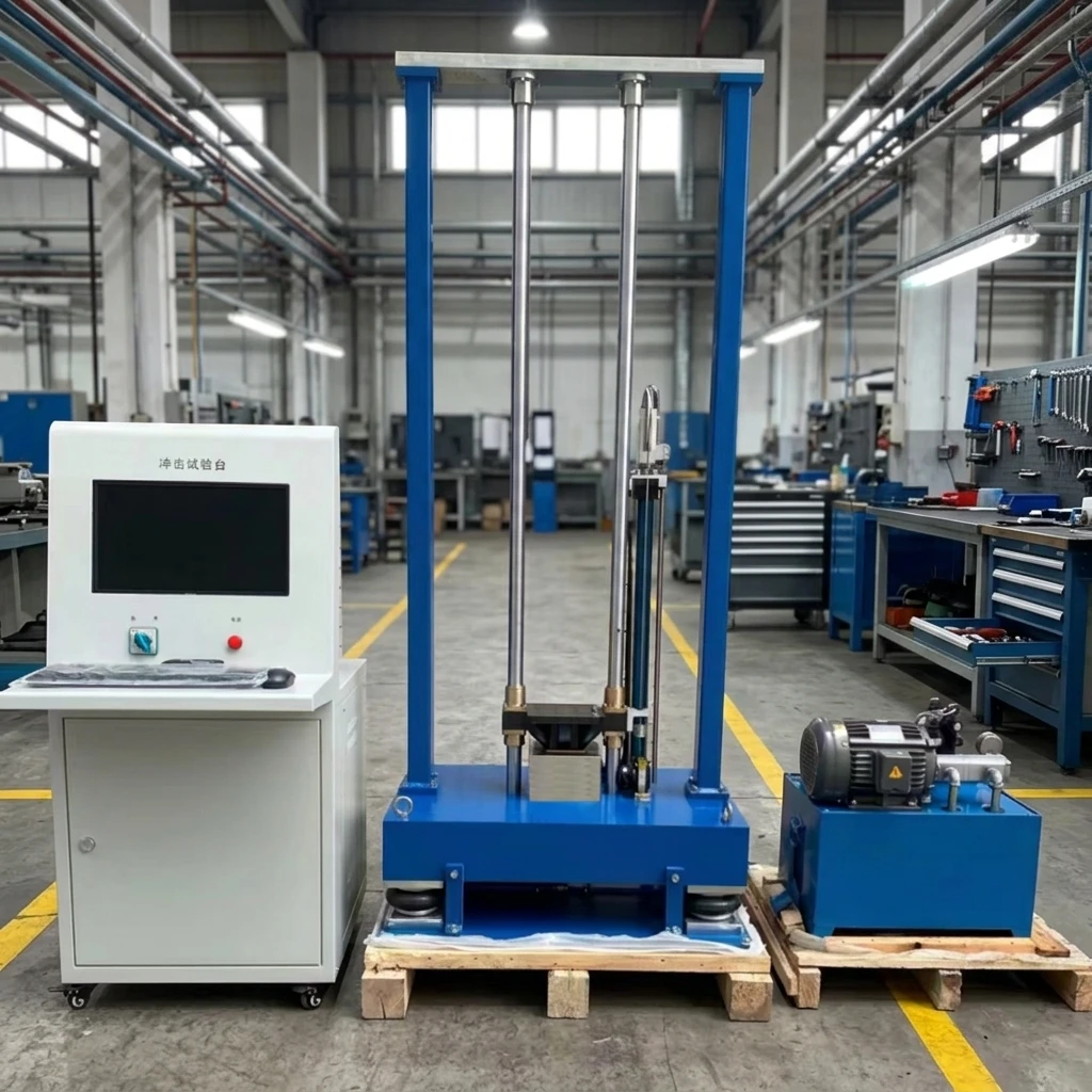 Vertical Impact Test Bench 200kg Automatic Hydraulic Vertical Impact Test Bench, Automatic Hydraulic Lifting Impact Test System