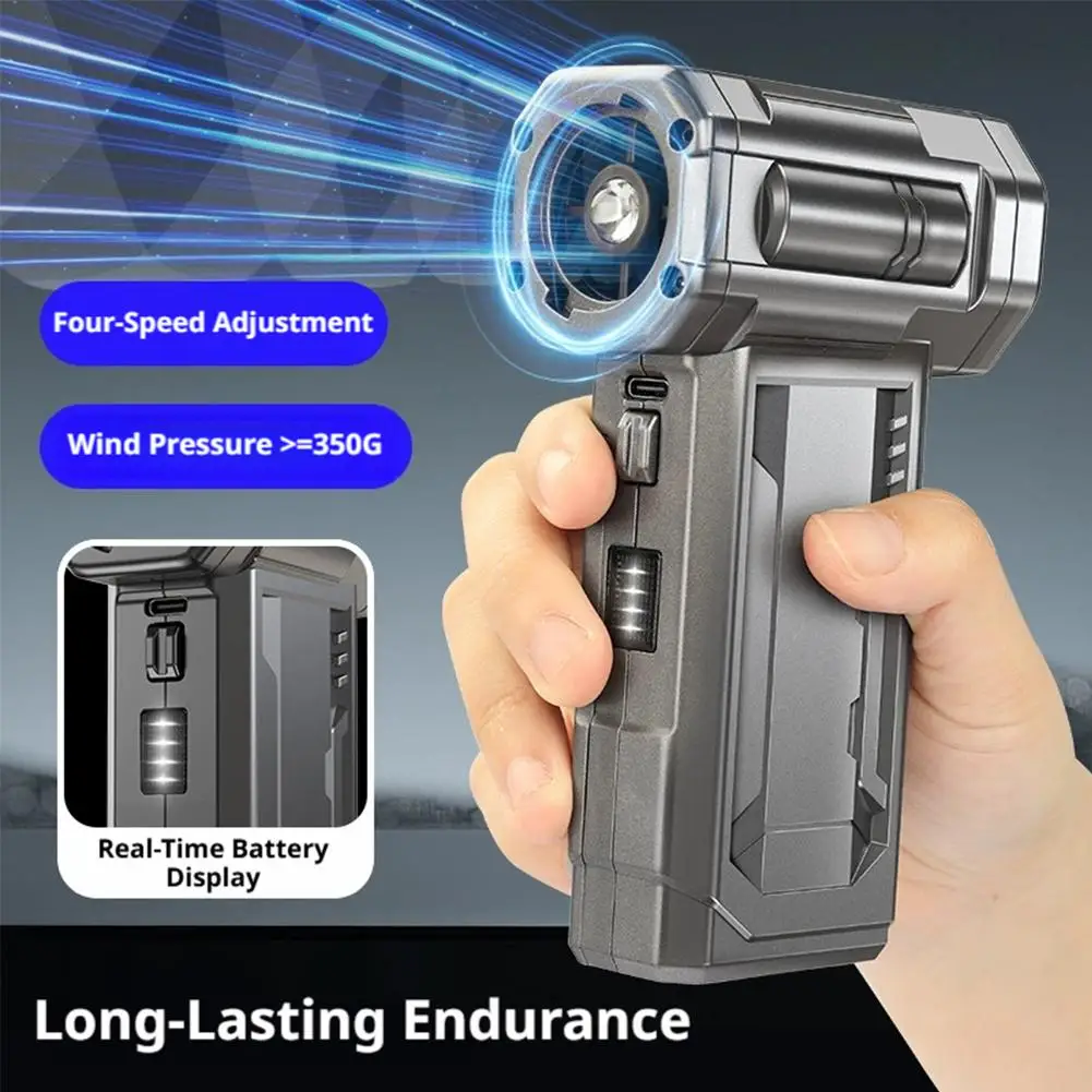 

Мощный бесщеточный вентилятор X7 с частотой вращения 130000 об/мин, регулируемый, для удаления пыли, автомобильный, с компрессионным воздухом 60 м/с, G2K6