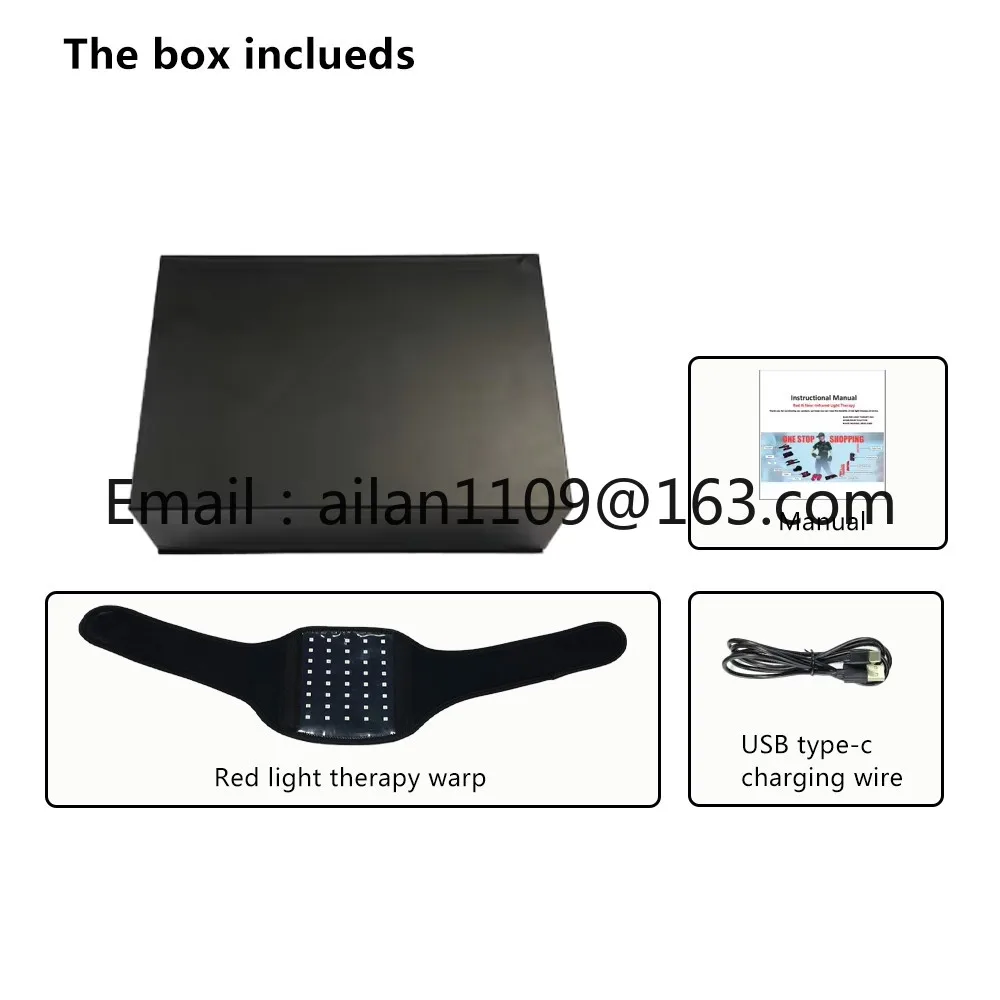 

Led Neck Pain Relief Relax 660nm 850nm Physical Pad Infrared Machine Red Light Photon Therapy Heating Wrap Built-in Battery