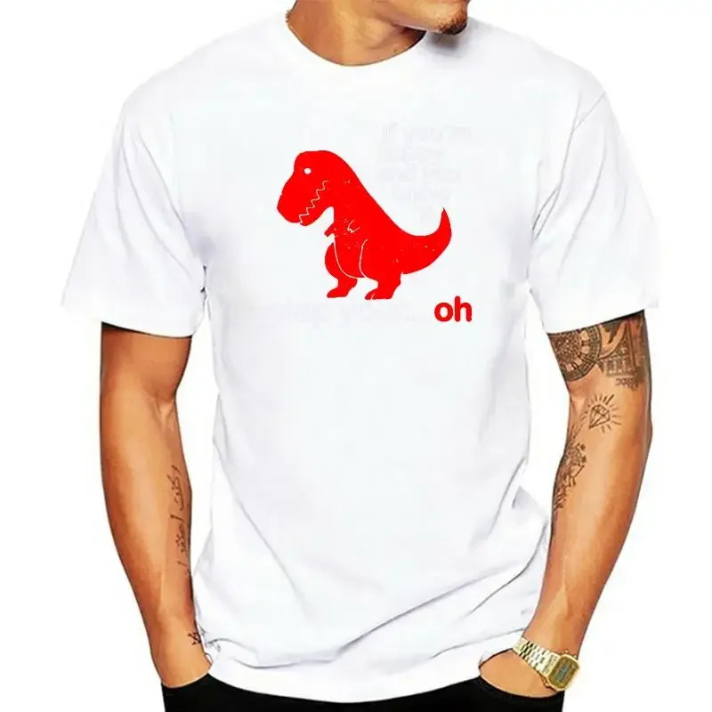 LE Clap Your Oh T Shirt Hands Tyrannosaurus Rex Dino Dinosaur Rex Fun Arms Hand  graphic t shirts  men clothing