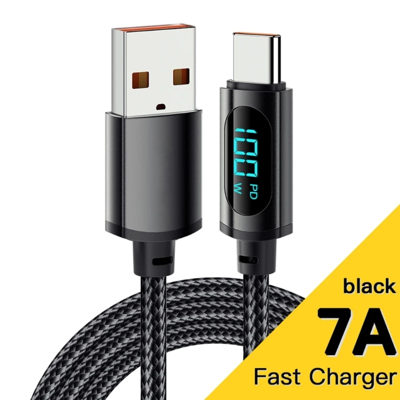 

USB-кабель 7A типа C для быстрой зарядки и передачи данных