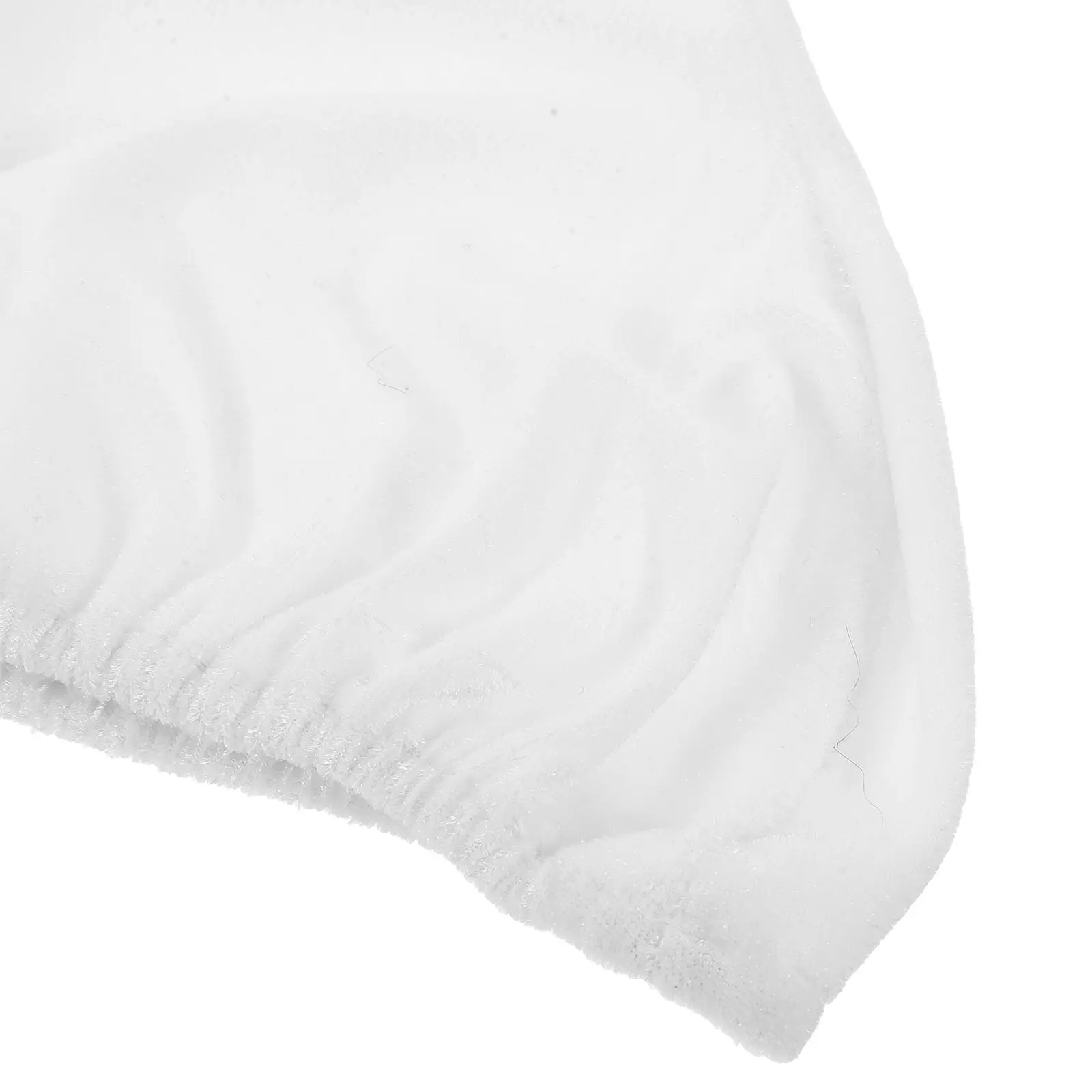 1Pair White Figure Skating Boot Covers Universal Fit for Size 34-38 Stretch Fabric Protective Skate Sleeves for